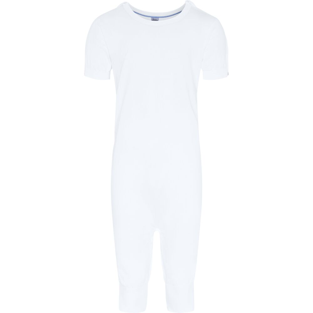 Bodystocking, ABENA Fix Bodystocking, M, hvid, lynlås i benudskæring og skuldersøm, seamless