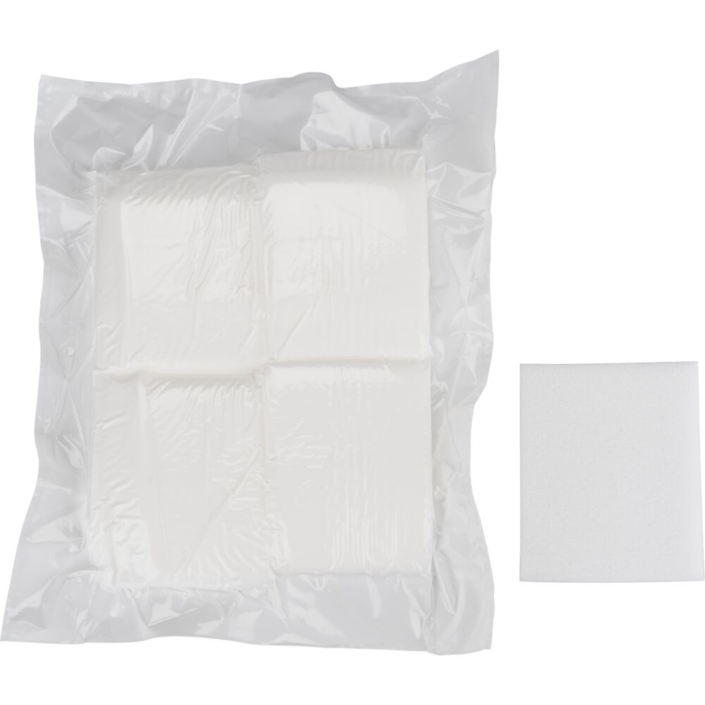 Vaskesvamp, 12x10x1cm, hvid, engangs