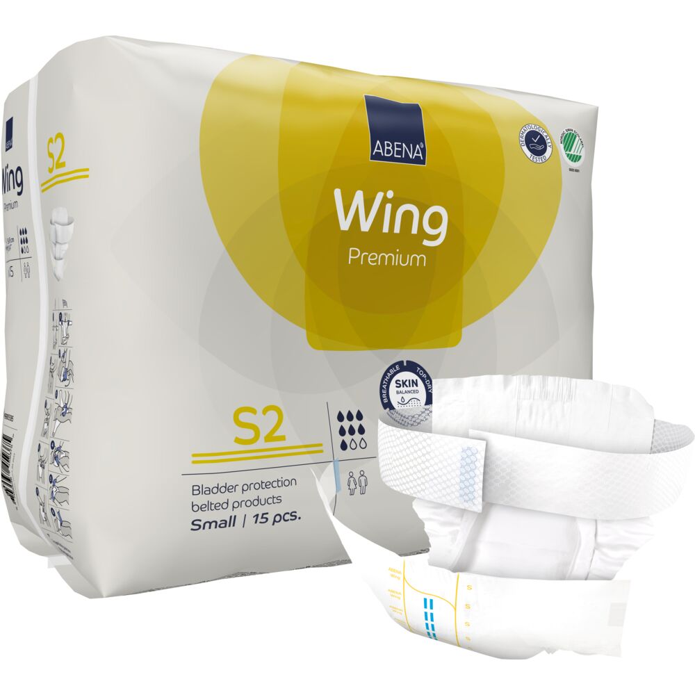 Bælteble, ABENA Wing Premium, S2, gul farvekode