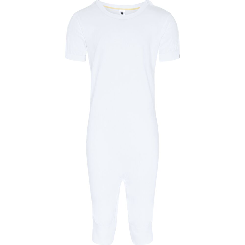 Bodystocking, ABENA Fix Bodystocking, S, hvid, lynlås i benudskæring og skuldersøm, seamless