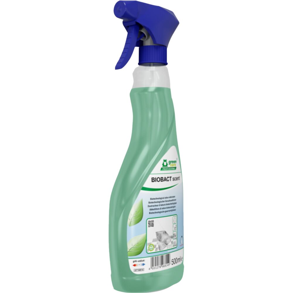 Lugtfjerner, Green Care Professional BIOBACT Scent, 500 ml, klar-til-brug, biologisk, med farve og parfume