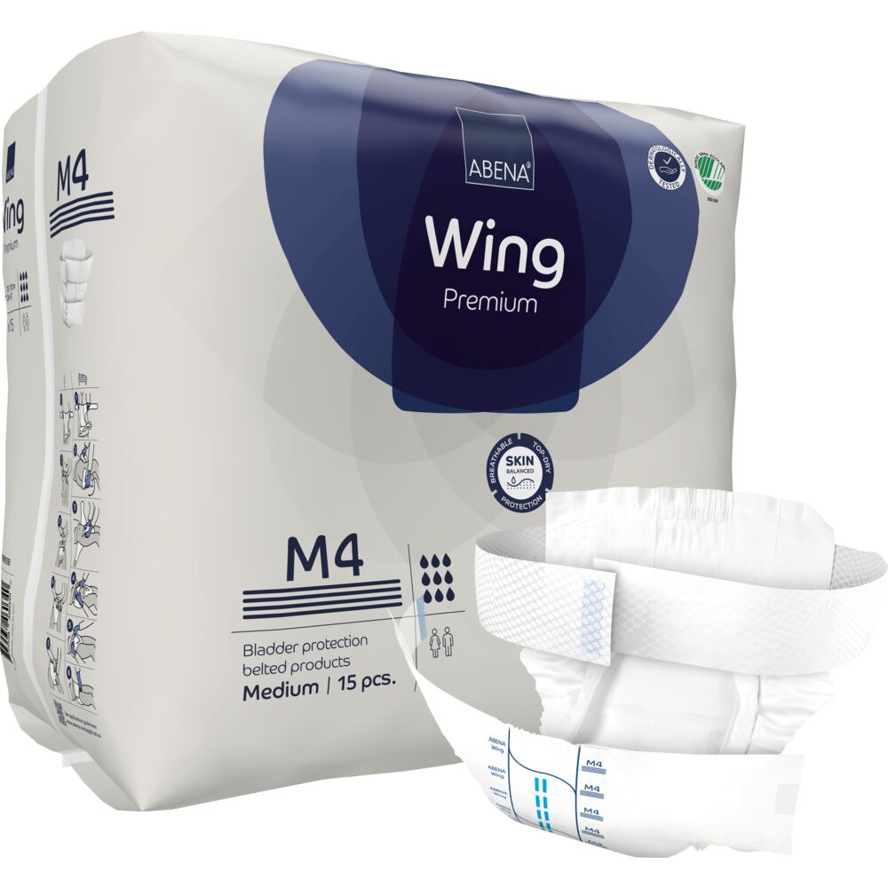 Bælteble, ABENA Wing Premium, M4, blå farvekode
