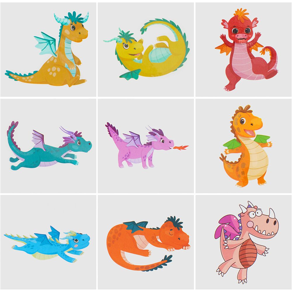 Legetøj, klistermærker dinosaurer