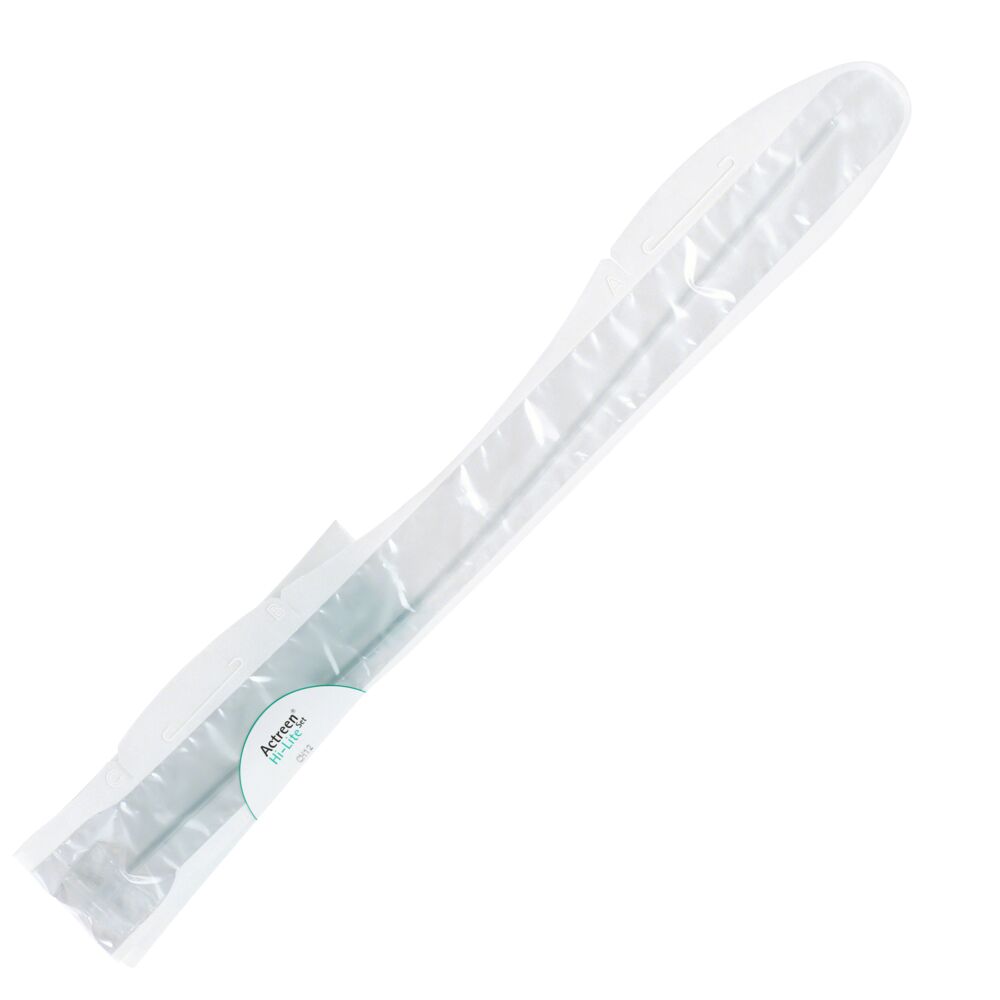 Engangskateter, Actreen Hi-Lite Set, tiemann, CH 12, 39cm, 1000 ml, coated, sæt, steril