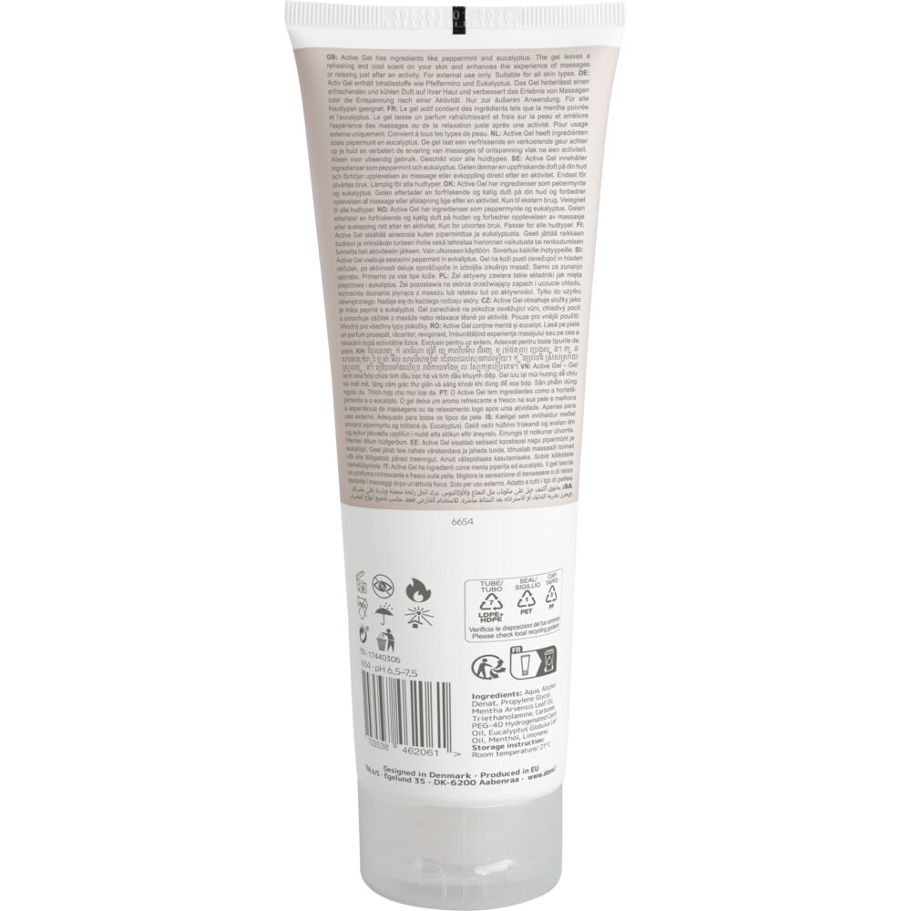 Active Gel, ABENA, 250 ml, uden farve og parfume