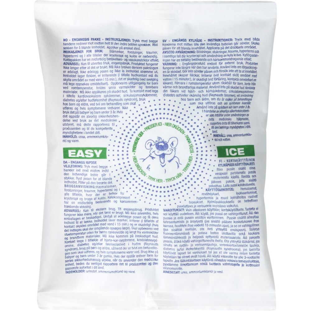 Kuldepakning, Easy Ice, 18x14cm, nonwoven/PE, engangs