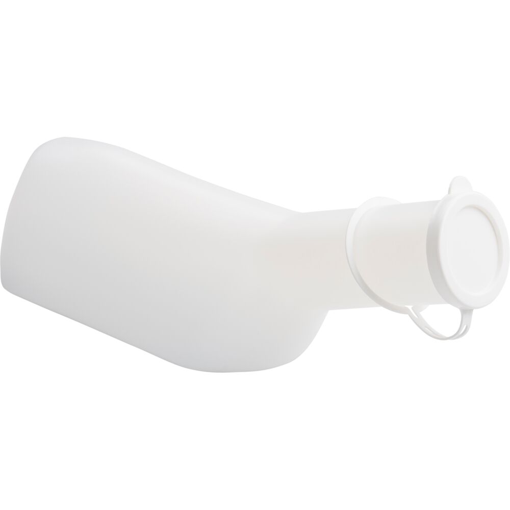 Urinkolbe, One size, 1000 ml, klar, med låg, usteril, flergangs