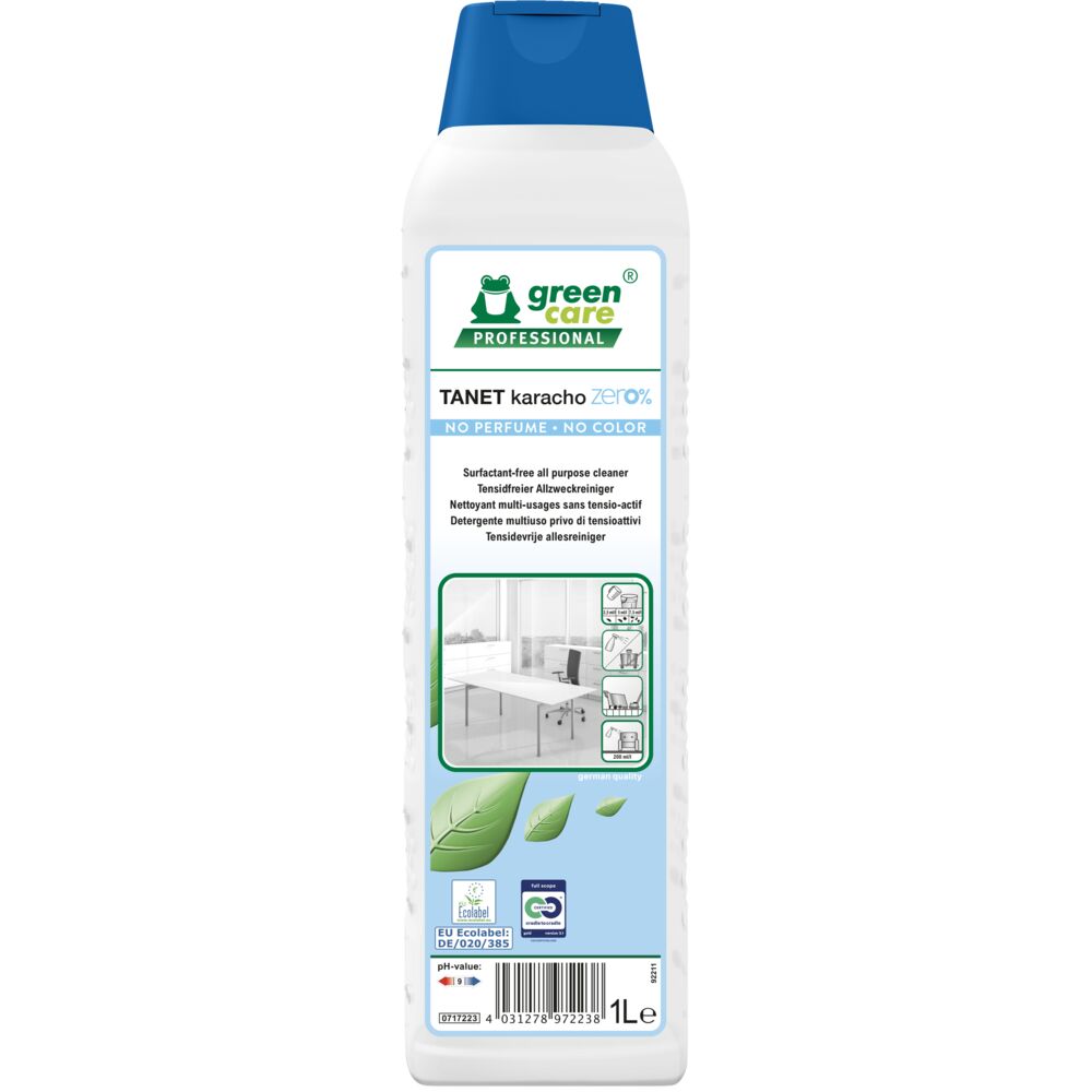 Universalrengøring, Green Care Professional TANET Karacho zero %, 1 l, uden farve og parfume