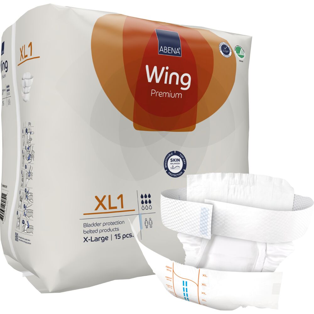 Bælteble, ABENA Wing Premium, XL1, orange farvekode