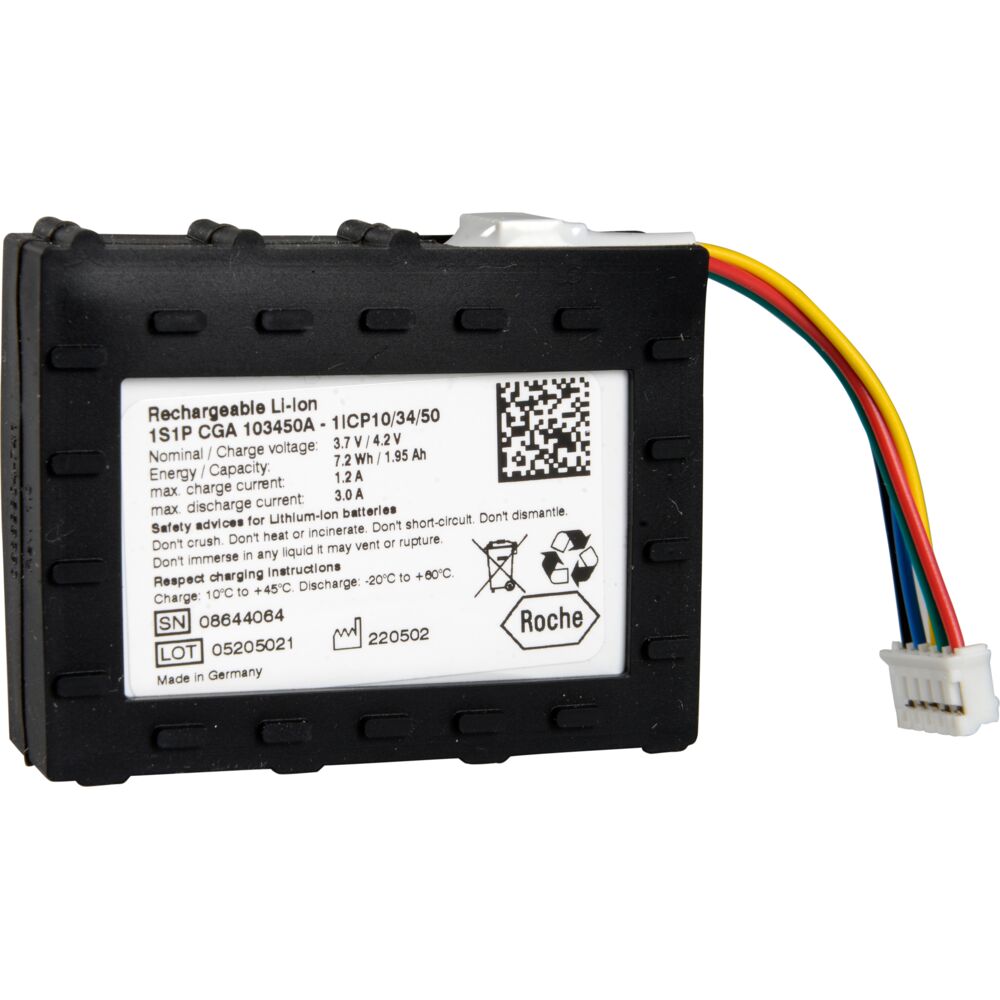 Batteripakke, Pro II, Li-ion, genopladeligt til CoaguChek Pro II, inr-apparat