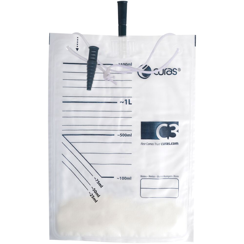 Tømmepose, Curas, 1,5 l, NRV, singlepak