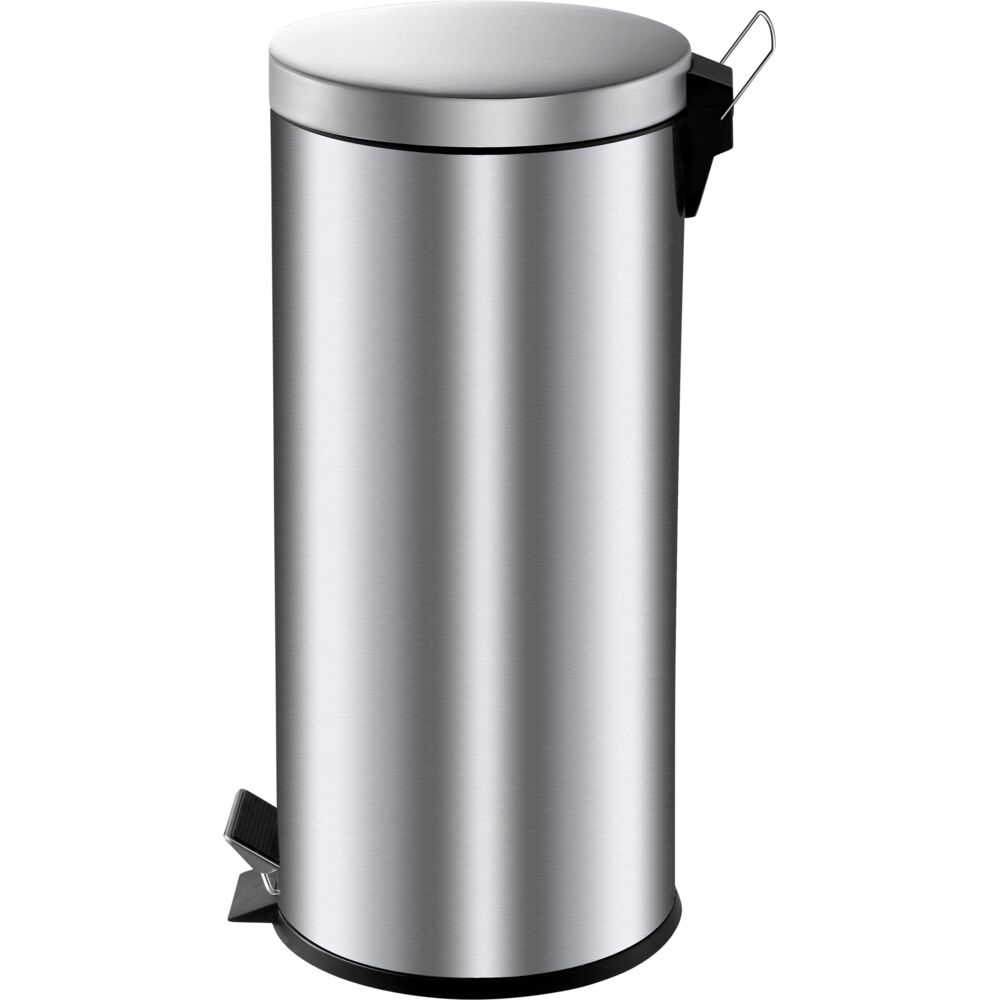 Pedalspand, V-Part, grå, stål, 30 l, med inderspand i plast
