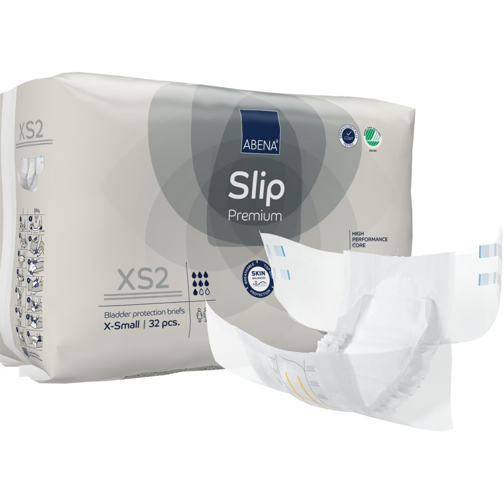 Tapeble, ABENA Slip Premium, XS2, grå farvekode
