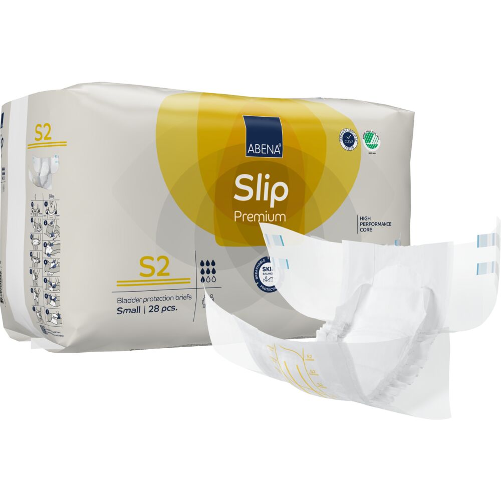 Tapeble, ABENA Slip Premium, S2, gul farvekode