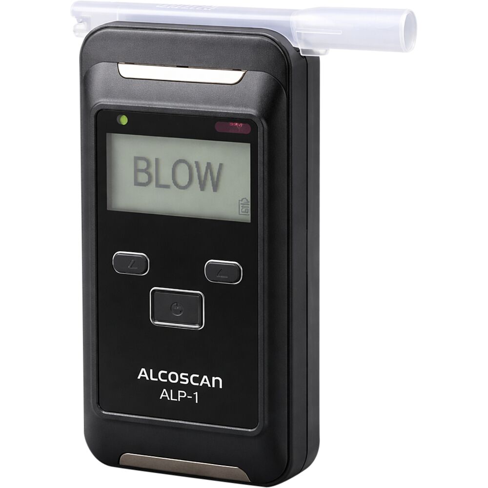 Alkometer, Alcoscan, ALP-1, sort, håndholdt, flergangs