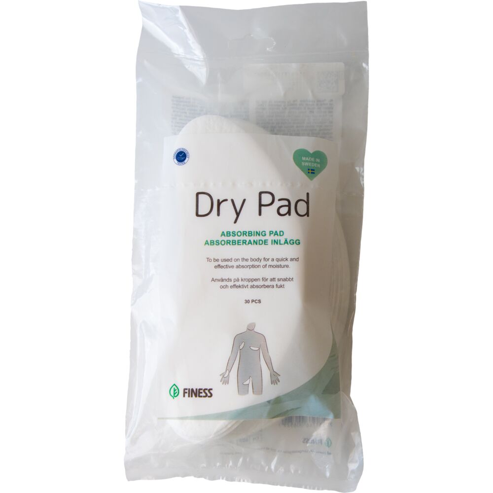 Nonwoven kompres, Dry Pad, Finess Hygiene, 19x8cm, hvid, usteril