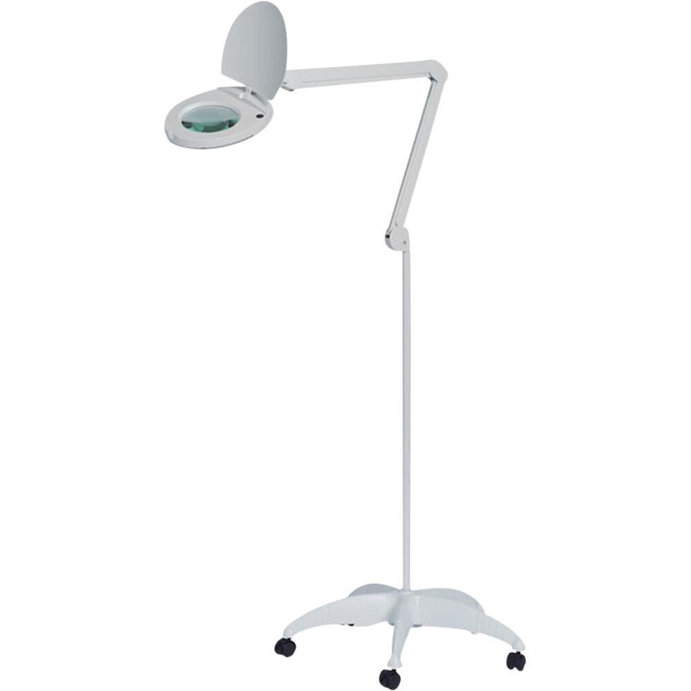 Luplampe, LED forstørrelses- og lysarmatur, trolleymodel