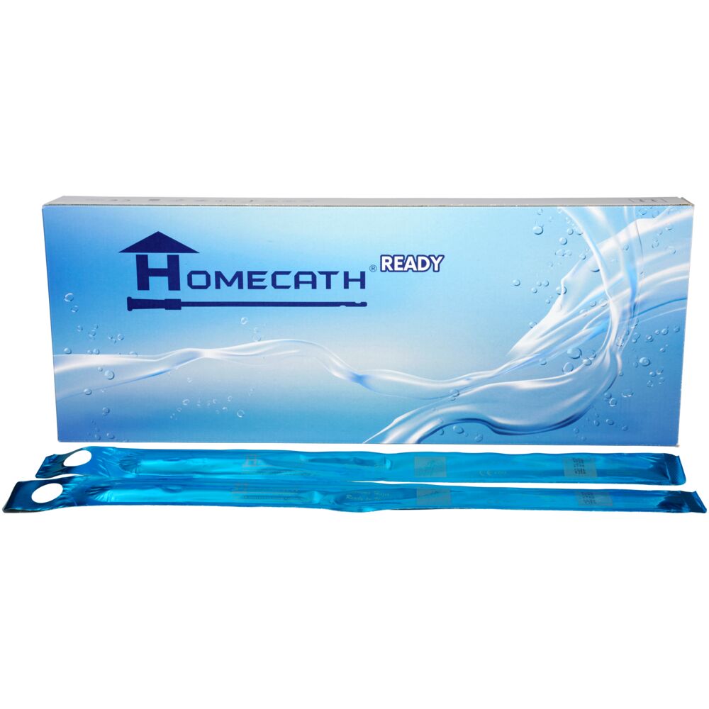 Engangskateter, HomeCath Ready, nelaton, CH 12, 40cm, coated, steril