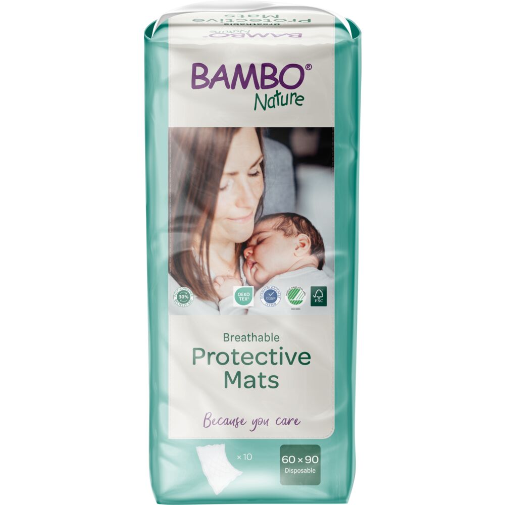 Underlag, Bambo Nature Protective Bed Mats, 60x90cm, med SAP