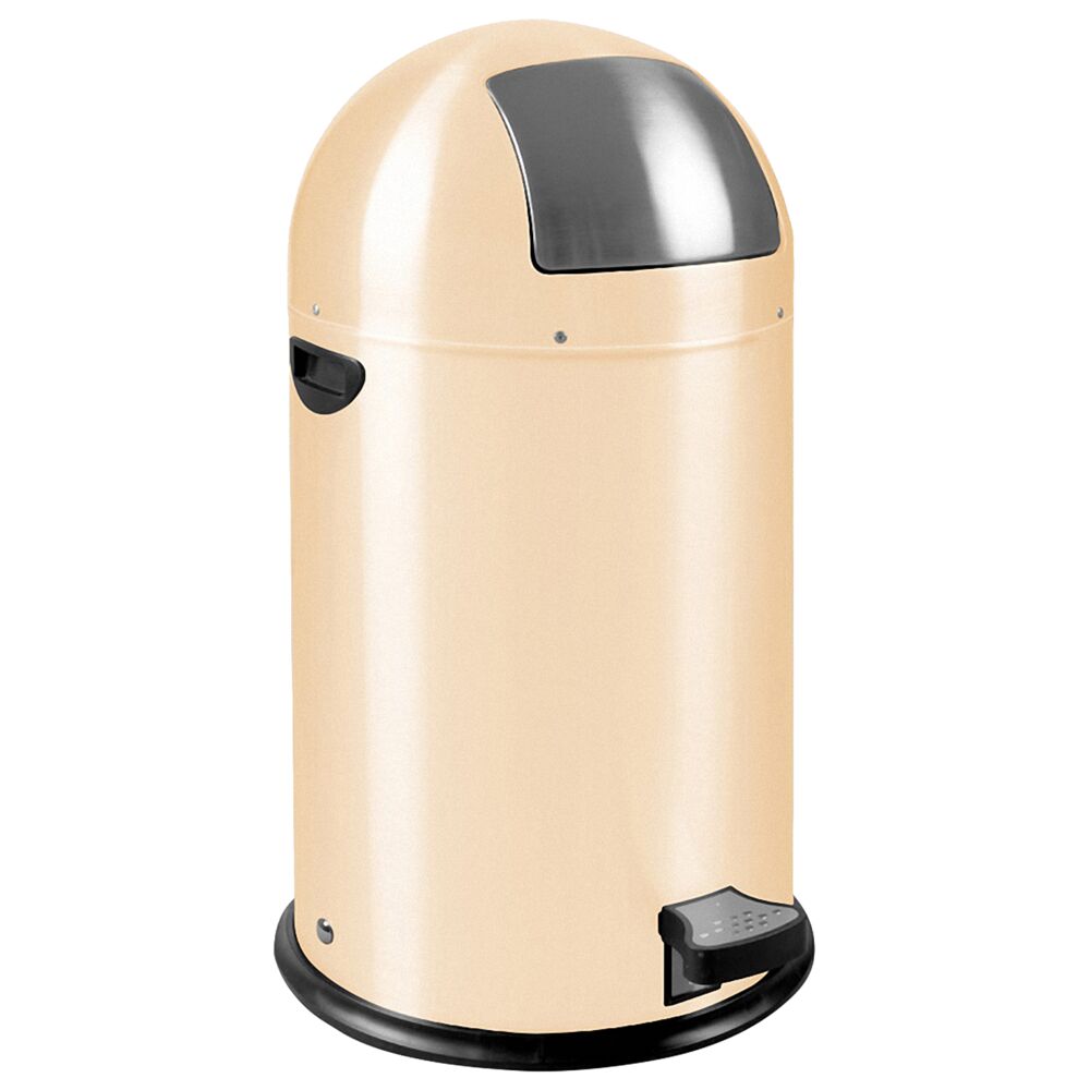 Pedalspand, EKO Kick-can, creme, stål, 33 l, inderspand i metal, ilddæmpende