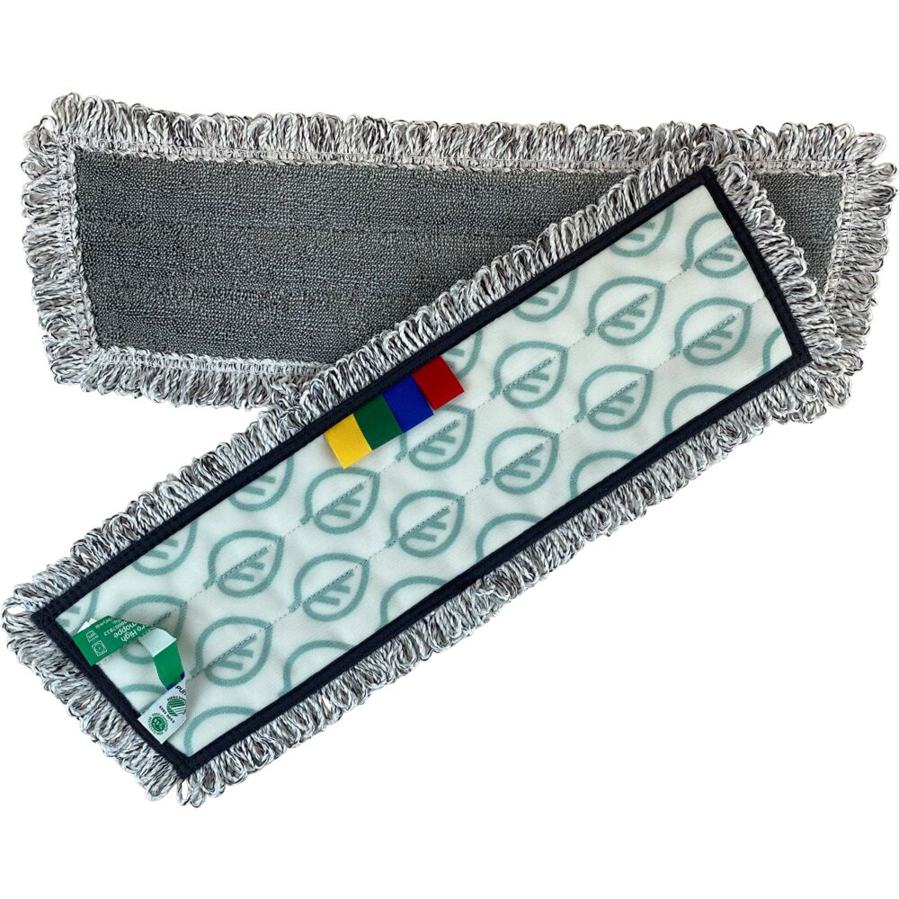 Micro High Plus moppe, ABENA Puri-Line, grå, mikrofiber, 40 cm, 55,6% genanvendt