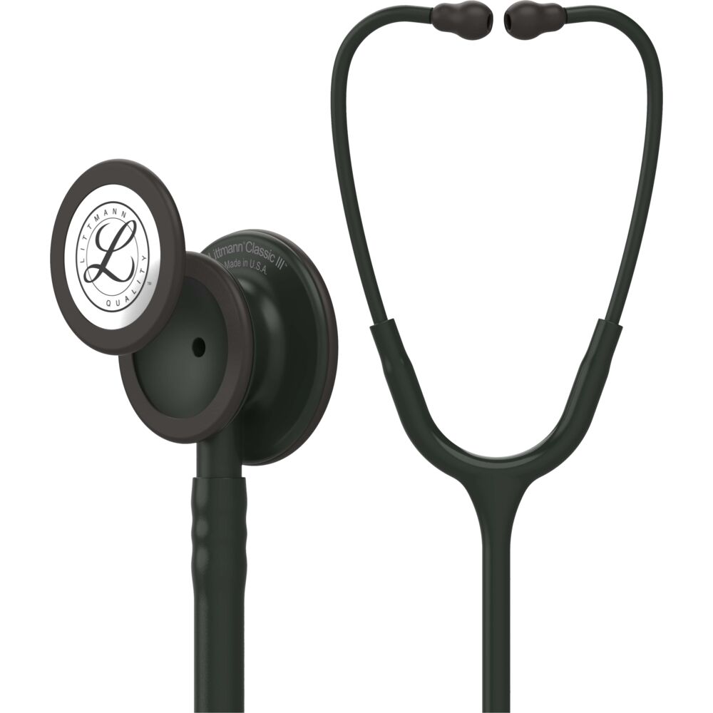 Stetoskop, Littmann, Classic III, 69cm, sort, black edition, vendbart