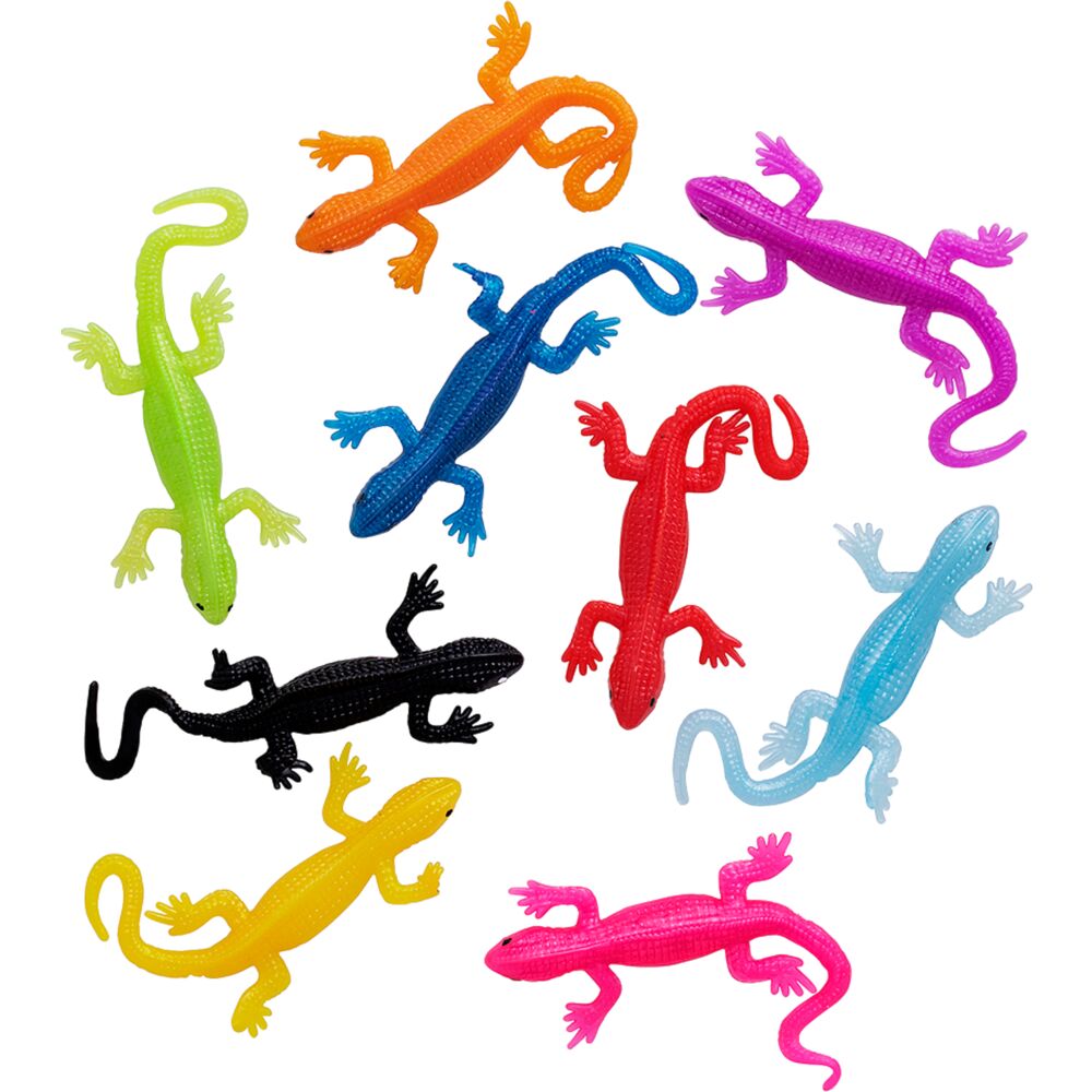 Legetøj, 11cm, øglen Øjvin, ftalatfri