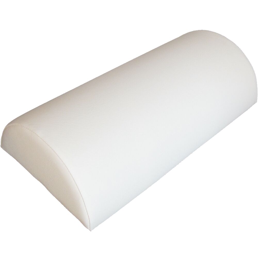 Nakkepude, 50x25x12,5cm, hvid, til undersøgelsesleje