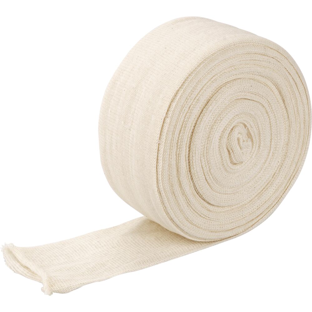 Tubular bandage, Redigauz, 8cm x 20m, off-white, 7, til hoved, ben og lår, latexfri, usteril, engangs
