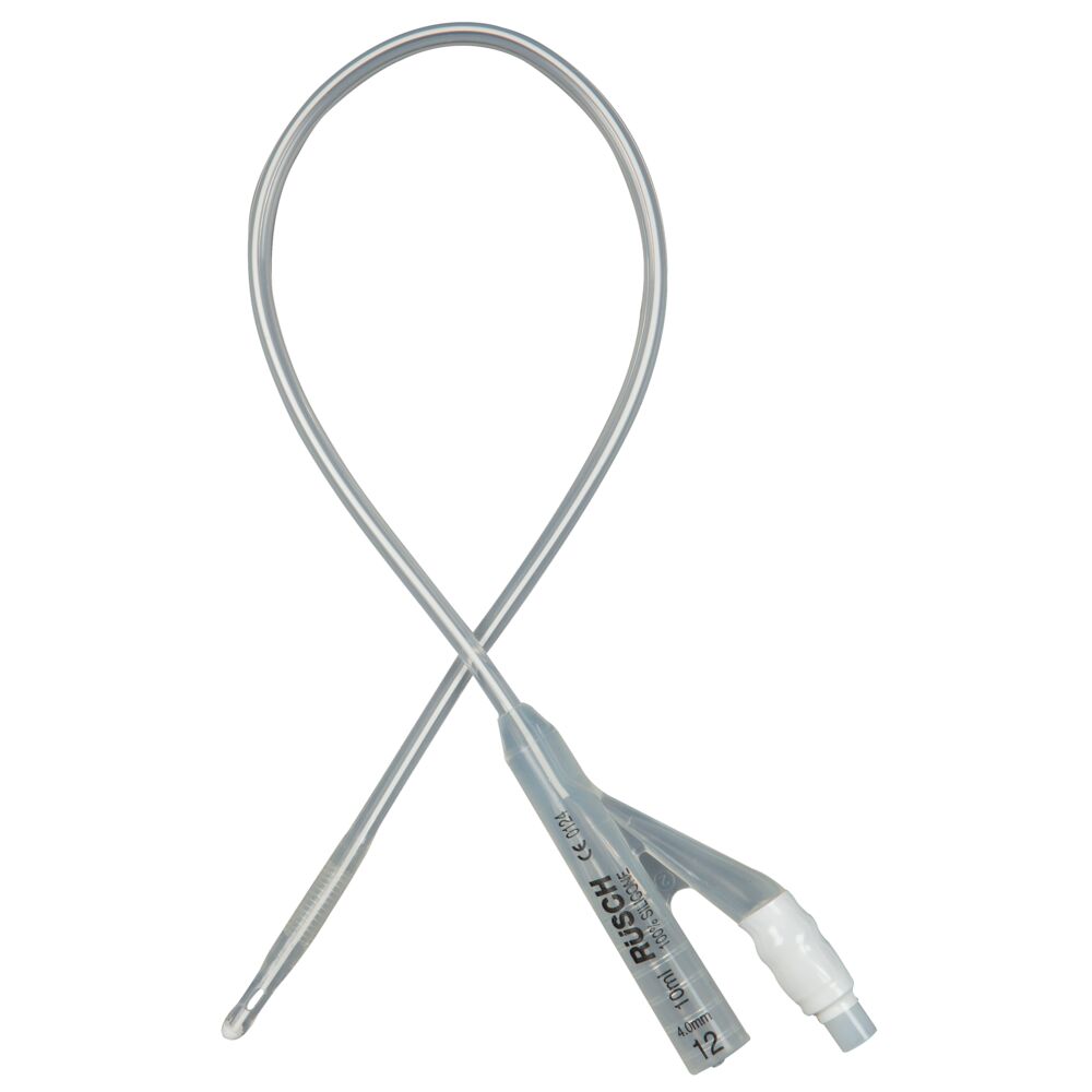 2-vejs foley kateter, Aquaflate Glycerine, nelaton, CH 12, 41cm, 10 ml, standard ballon, steril