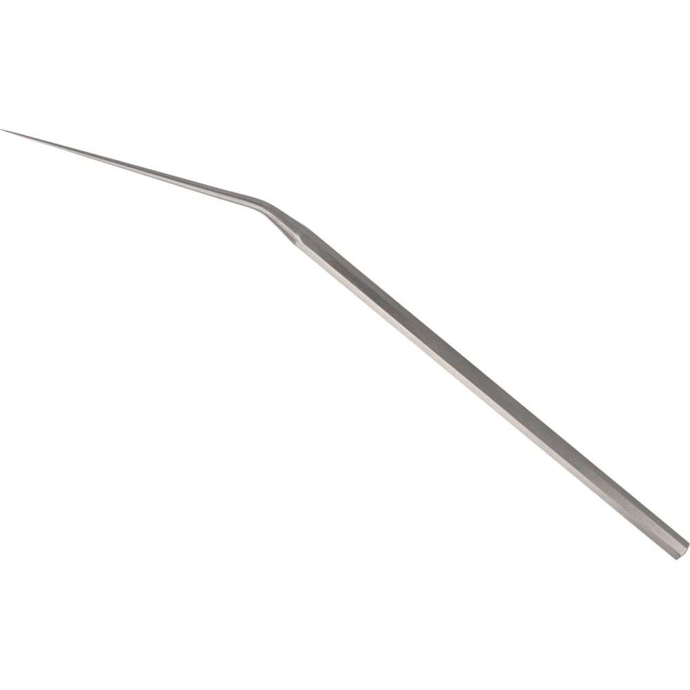 Ørehage, Rudolf, Barbara, 16cm, mikronål, vinklet håndtag, lige nål, spids