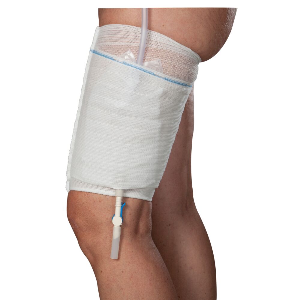 Urinposeholder, CarePocket, M, blå