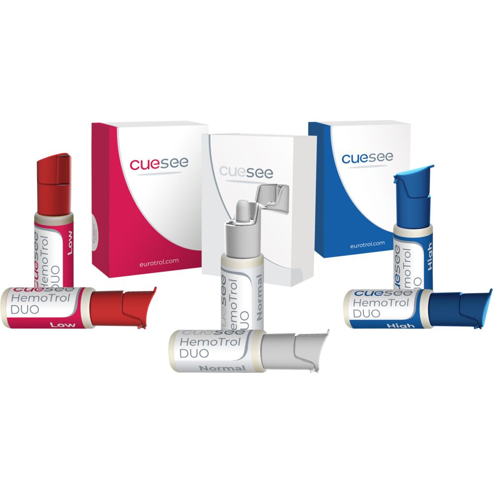 Kontrol, HemoTrol, Duo High, 1 ml, blå, til HB801, kølevare