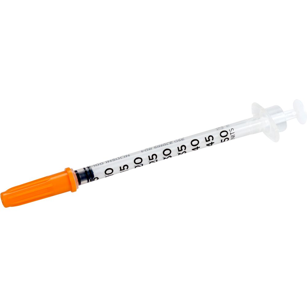 Insulinsprøjte med penkanyle, Vitrex, 0,5 ml, 30G x 5/16’”, inklusiv insulinsprøjte, steril