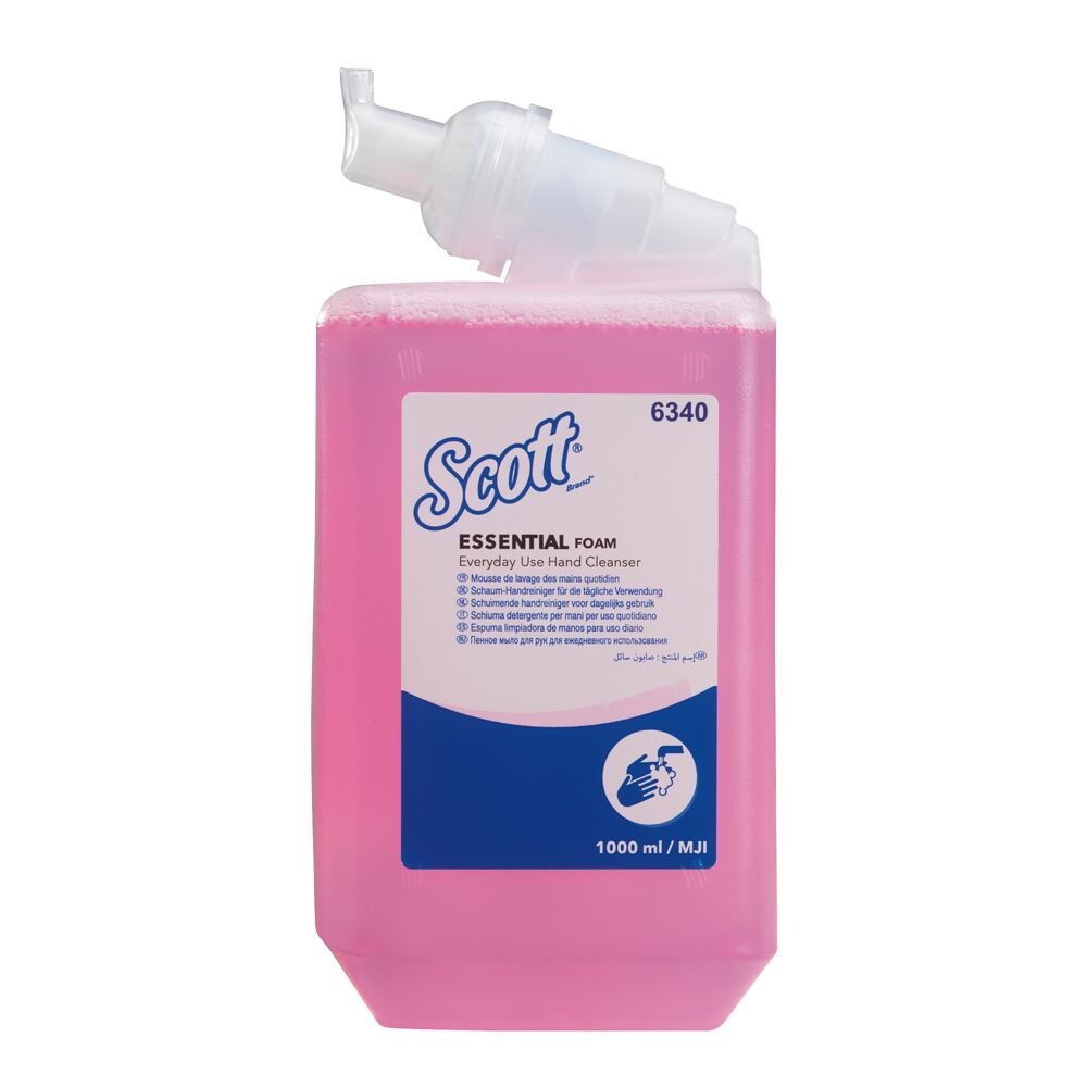 Skumsæbe, Kimberly-Clark Scott General, 1000 ml, med farve og parfume,0,4 ml pr. dosering