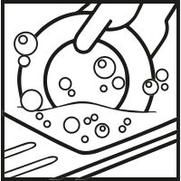 Cleaning manuel dishwashing