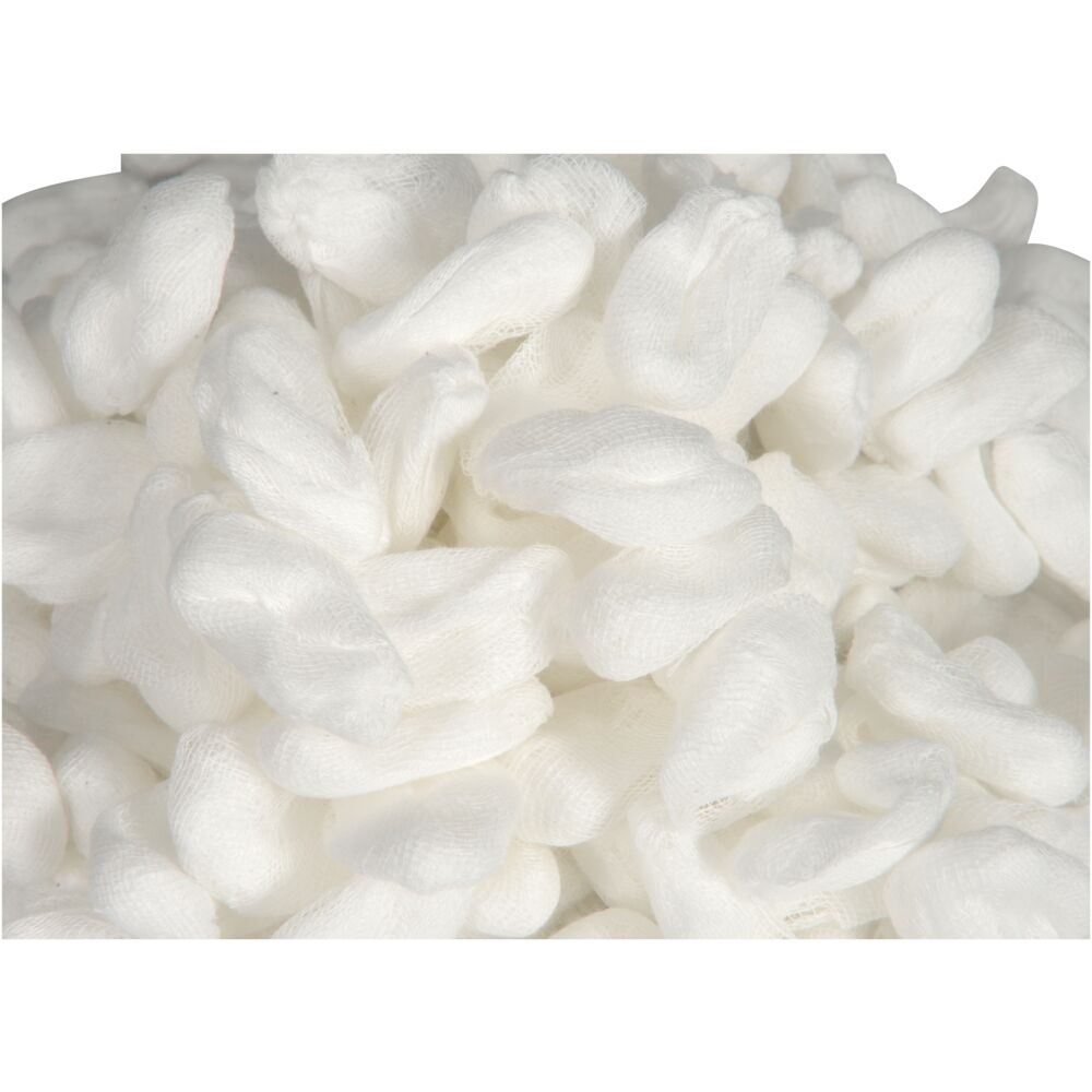 Gazetampon, ABENA, Ø3cm, hvid, nr. 3, 17-tråds, latexfri, usteril