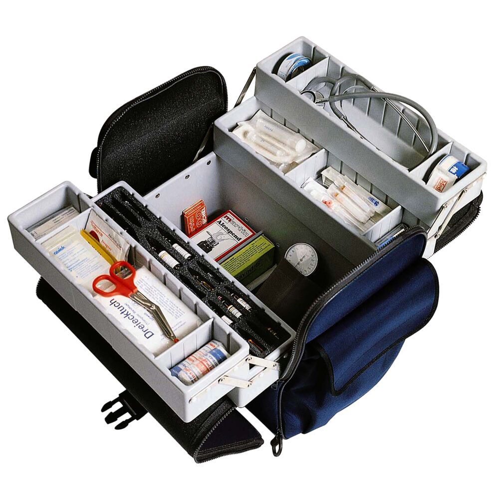 Lægetaske, The Alternative, 24x40x36cm, blå