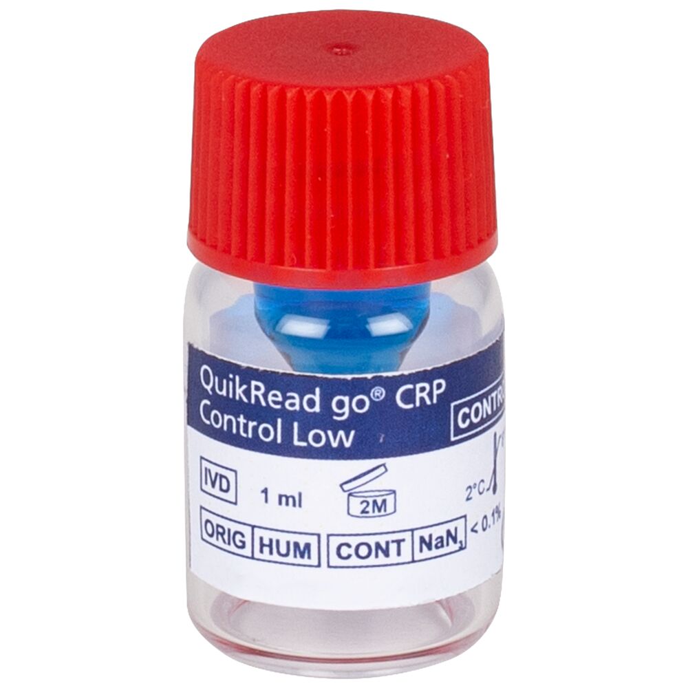 CRP kontrol, QuikRead Go, Low, 1 ml, kølevare