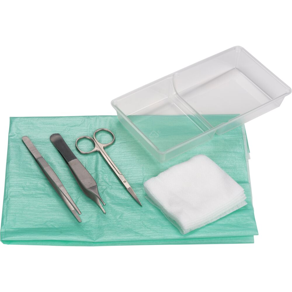 Debrideringssæt, med metalinstrumenter, steril