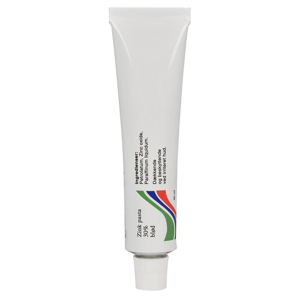 Zinkpasta, 30% zinkoxide, 30 ml, uden farve og parfume