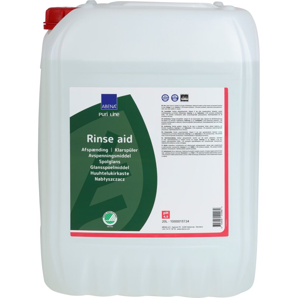 Afspænding, ABENA Puri-Line, 20 l, uden farve og parfume