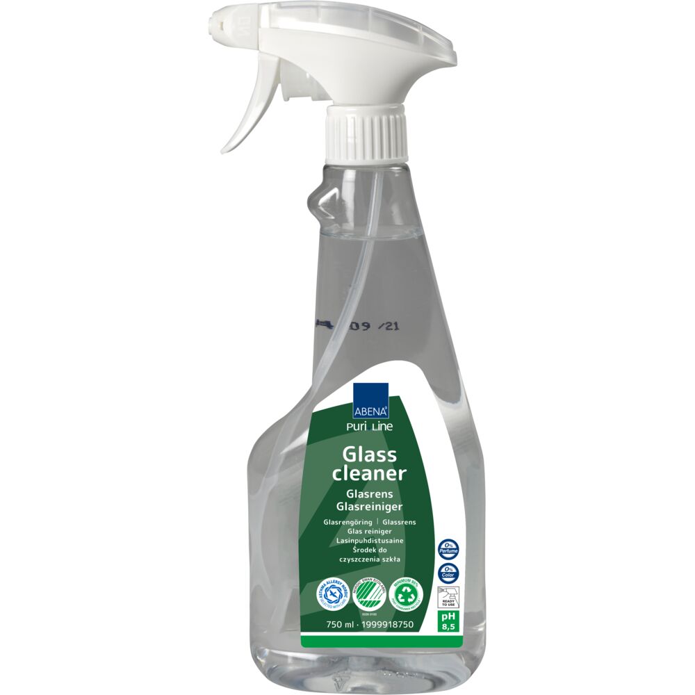 Glasrens, ABENA Puri-Line, 750 ml, klar-til-brug, uden farve og parfume