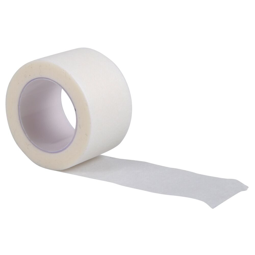 Microporous tape, ABENA, 9,14m x 5cm, hvid, latexfri, usteril