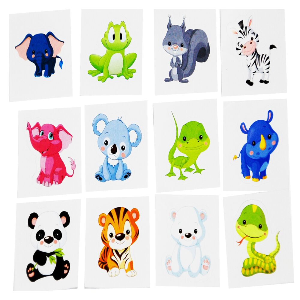 Legetøj, klistermærker med dyreunger, ftalatfri