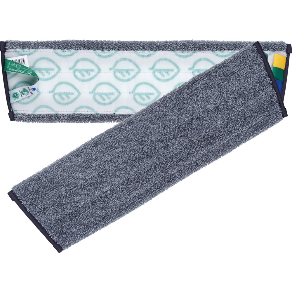 Micro High moppe, ABENA Puri-Line, grå, mikrofiber, 40 cm, 90% genanvendt