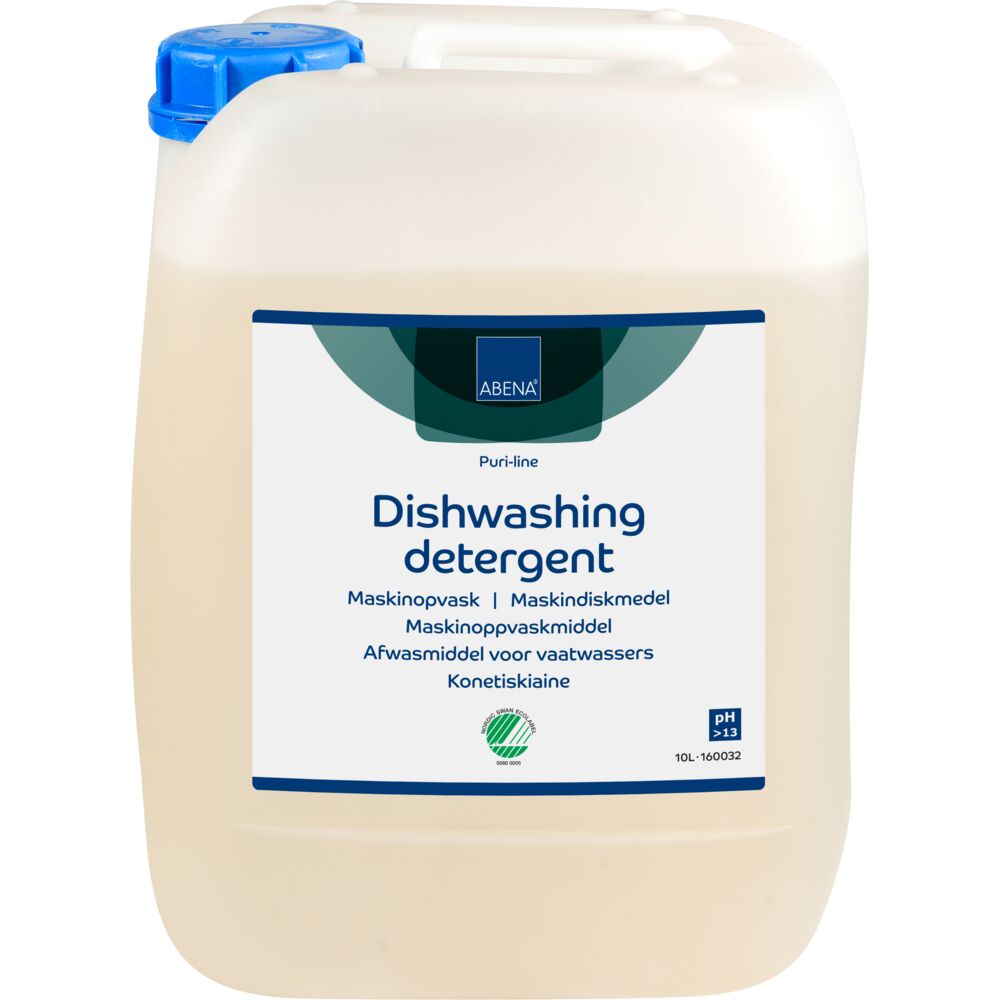 Maskinopvask, ABENA Puri-Line, 10 l, uden klor, farve og parfume