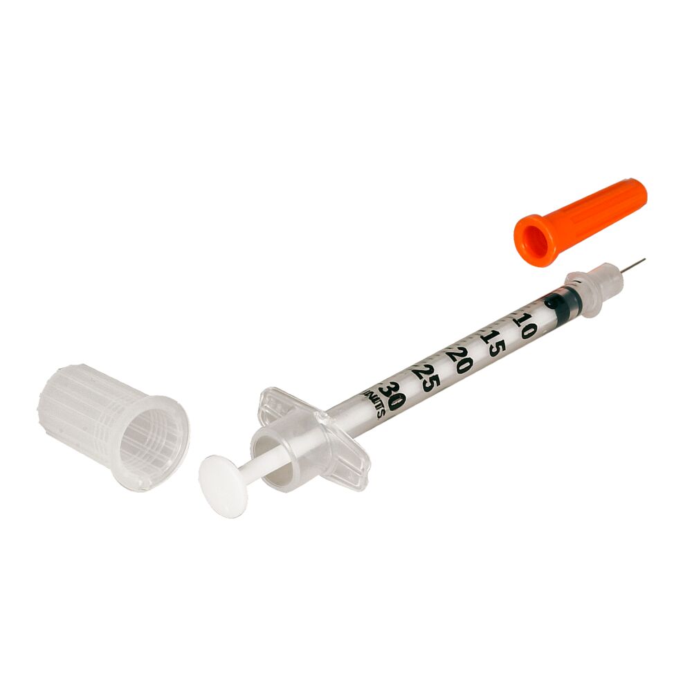 Penkanyle, Microfine, 0,3 ml, 30G, x 5/16, 0,30 x 8mm, inklusiv insulinsprøjte