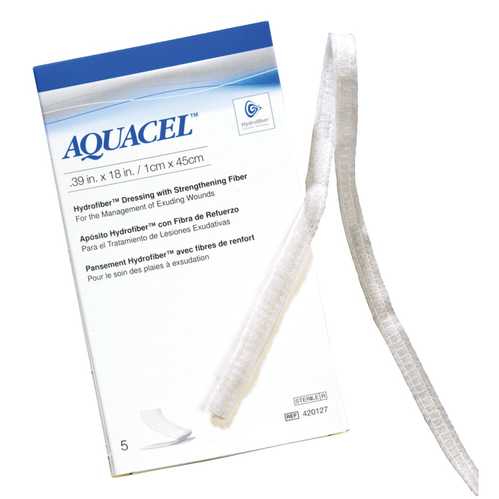 Hydrofiber kavitetsbandage, Aquacel, 45x1cm, latexfri, steril, engangs