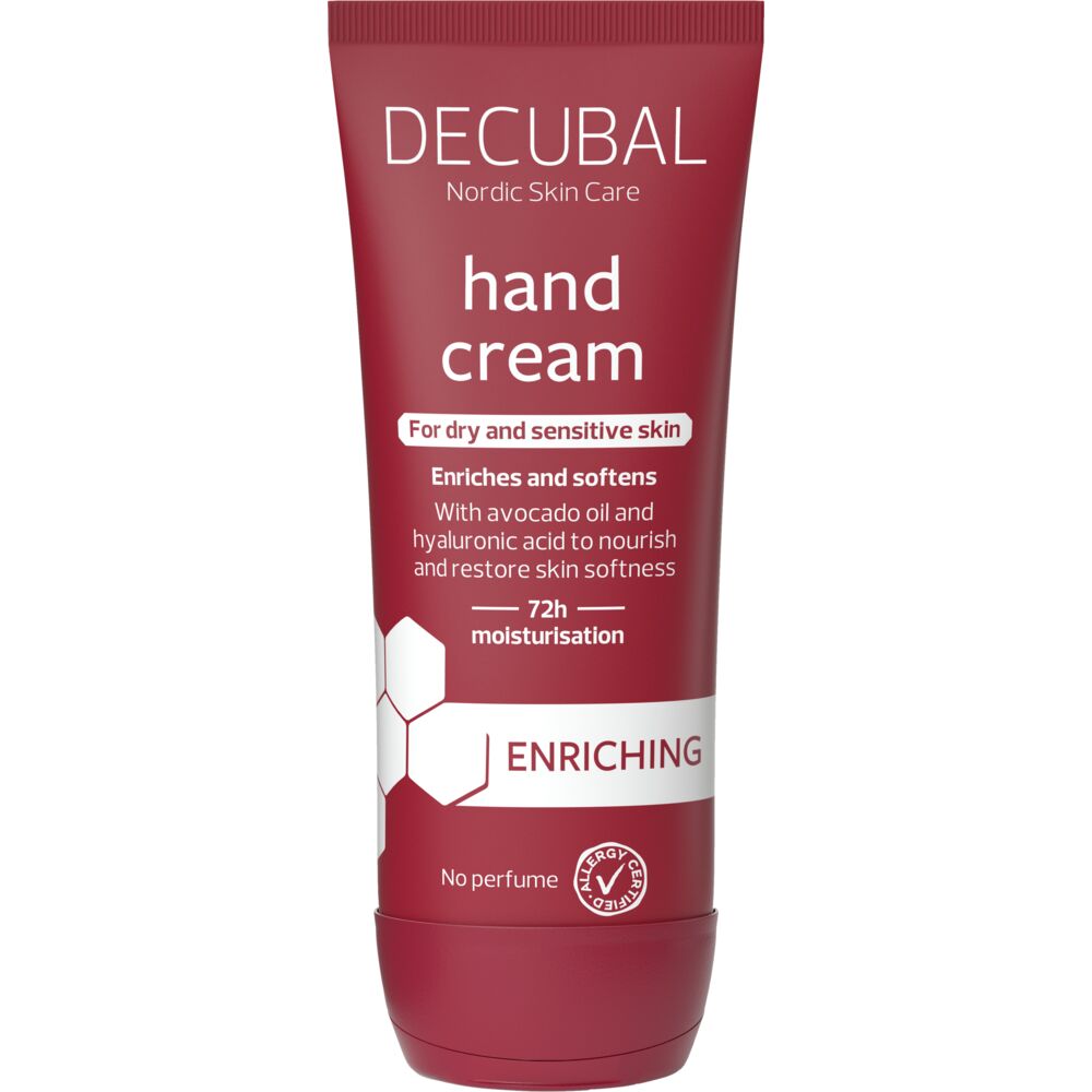 Håndcreme, Decubal, 100 ml, uden farve og parfume, 37% fedt